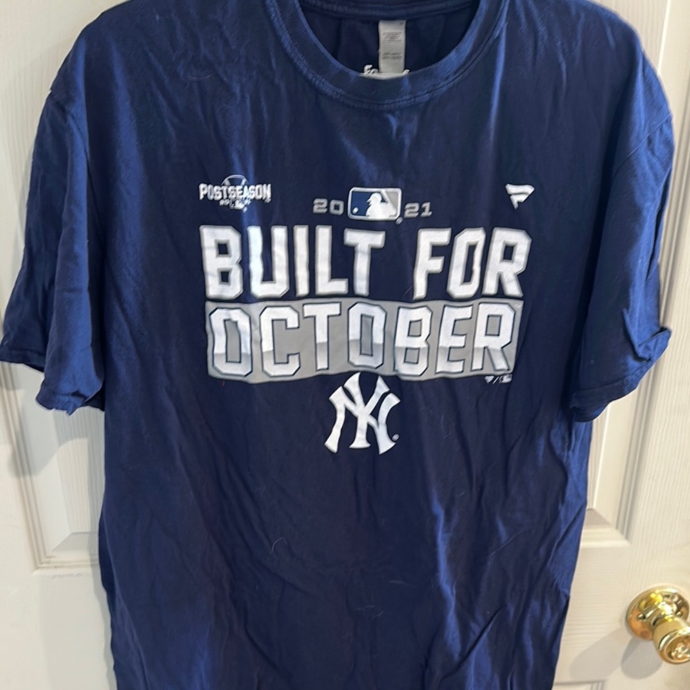 Fanatics Navy Blue Yankees Short Sleeve Tee